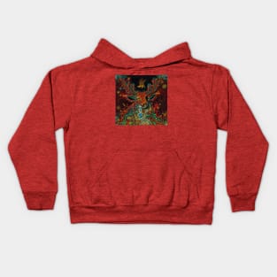 cosmic ika deer Kids Hoodie